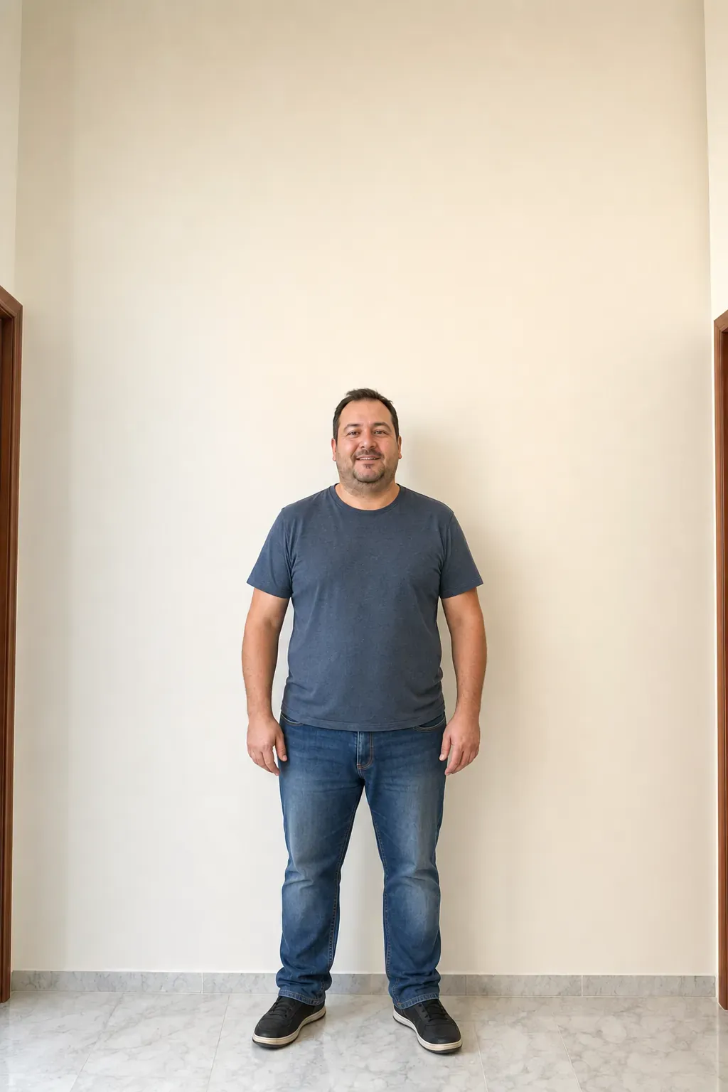 Recreación fotográfica: el mismo cuerpo a los seis meses de tratamiento
